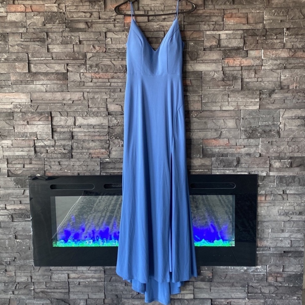 Jump Apparel Size XSmall Maxi Blue Dress for Bridesmaid or Homecoming / Prom